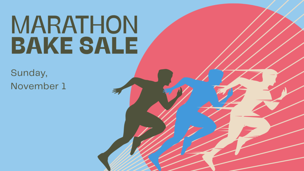 Marathon Bake Sale 